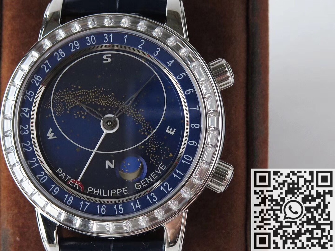 AI Patek Philippe Calatrava 6104G-001 Navy blue Dial