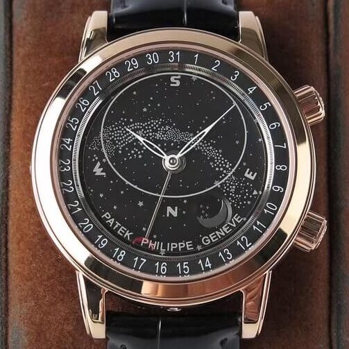 AI Factory Calatrava Patek Philippe 6102R-001 Black Dial