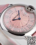 Cartier Pink Belt AF Factory Ballon Bleu De Size 33 Quartz