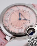 Cartier Pink Belt AF Factory Ballon Bleu De Size 33 Quartz