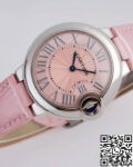 Cartier Pink Belt AF Factory Ballon Bleu De Size 33 Quartz