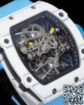 Richard Mille Replica RM27-02 Tourbillon Blue Nylon Strap