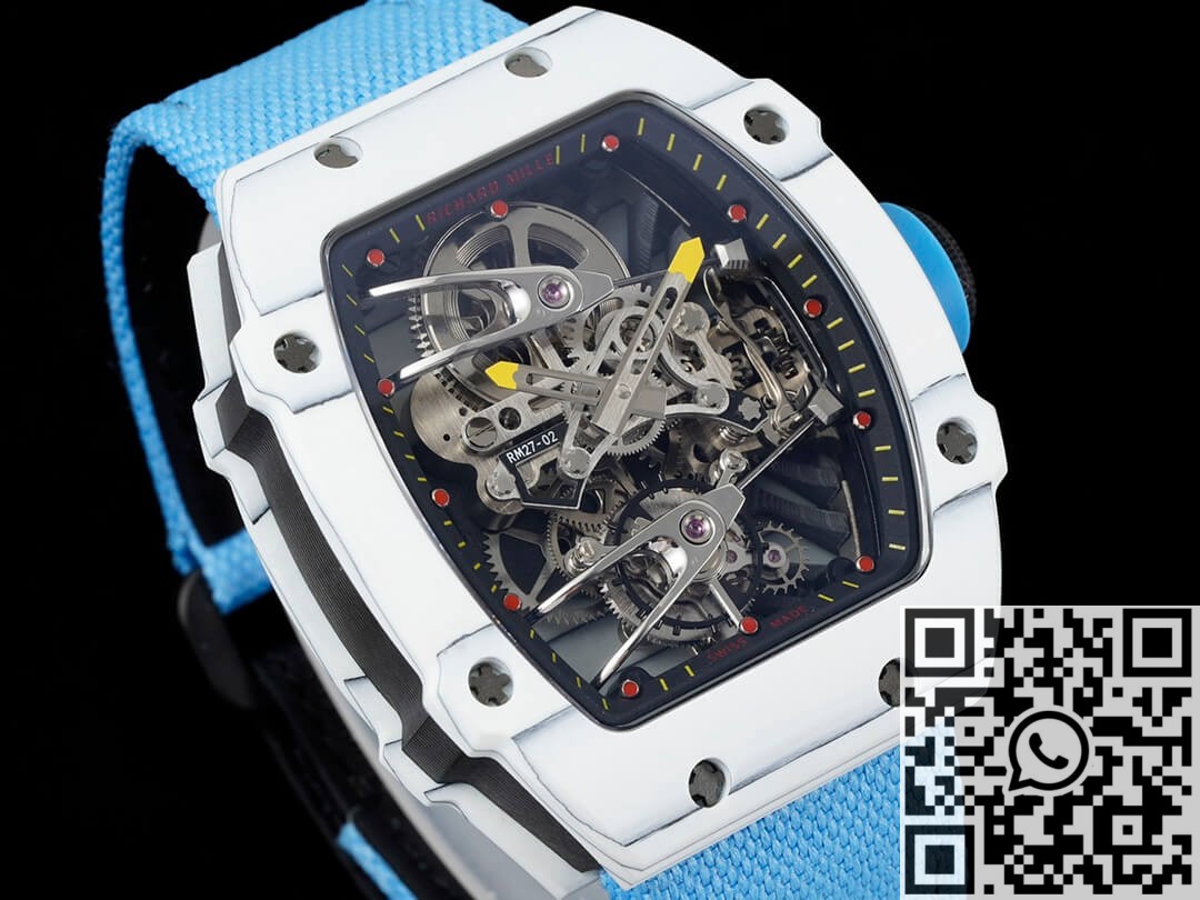 Richard Mille Replica RM27-02 Tourbillon Blue Nylon Strap