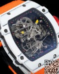 Richard Mille Replica Watch RM27-02 Tourbillon Orange Nylon