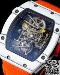 Richard Mille Replica Watch RM27-02 Tourbillon Orange Nylon