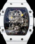 Replica Richard Mille White RM Factory RM27-02 Tourbillon Strap