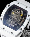 Replica Richard Mille White RM Factory RM27-02 Tourbillon Strap