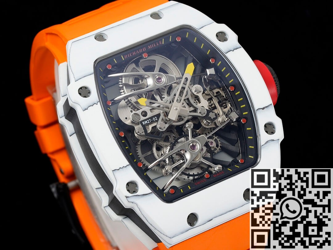 Buy Richard Mille Replica RM27-02 Tourbillon Orange Strap