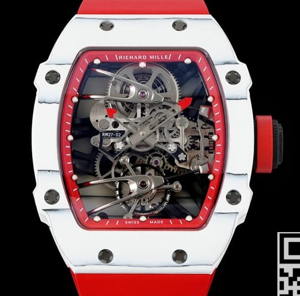 Richard Mille Red Strap RM Factory RM27-02 Tourbillon