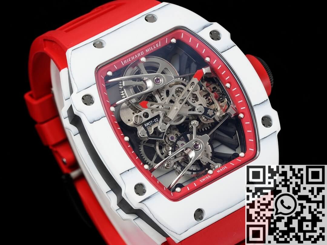 Richard Mille Red Strap RM Factory RM27-02 Tourbillon