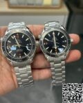 Omega Replica VS Real Seamaster 232.30.42.21.01.003 Black