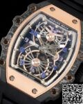 RM Factory Black Strap Richard Mille RM21-01 Tourbillon