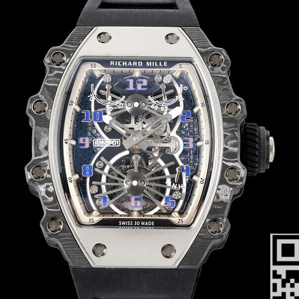 Richard Mille Blue Dial RM Factory RM21-01 Tourbillon