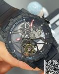 BBR Factory Fake Watch Roger Dubuis Excalibur DBEX0577: A Carbon Fiber Masterpiece with Black Strap