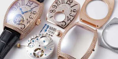 ABF Rose Gold Watch Franck Muller Tourbillon Details