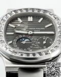 PPF Factory Patek Philippe Nautilus Replicas V3 Drill Case 5712 Black Dial: A New Peak of Luxury and Precision