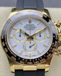 QF Factory Rolex Cosmograph Daytona Fake M126518LN-0002 White Dial: Precision and Luxury Redefined