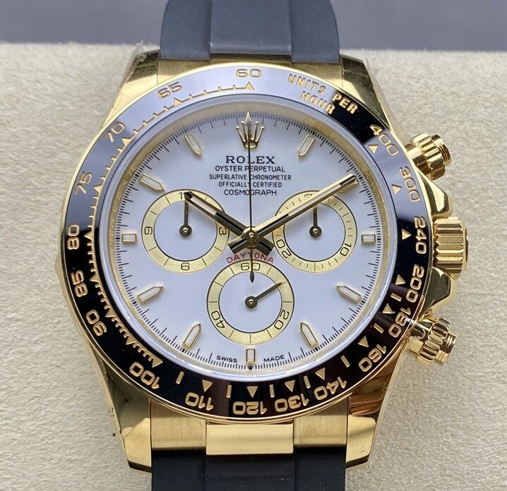 QF Factory Rolex Cosmograph Daytona Fake M126518LN-0002 White Dial: Precision and Luxury Redefined