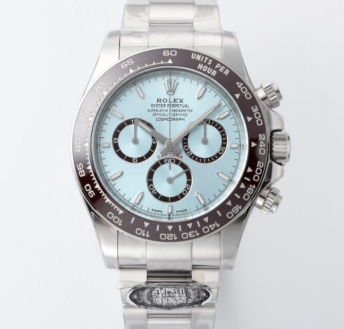 Clean Factory Rolex Cosmograph Daytona Replicas M126506-0002 Ice Blue Panda Dial: Precision and Luxury at Its Finest