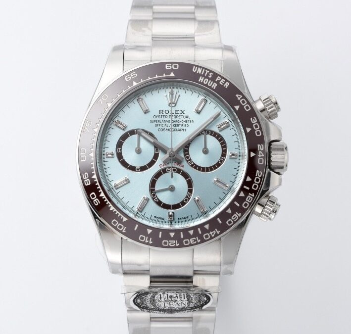 Clean Factory Replicas Rolex Cosmograph Daytona M126506-0002 Ice Blue Diamond Scale: A Masterpiece of Precision and Elegance