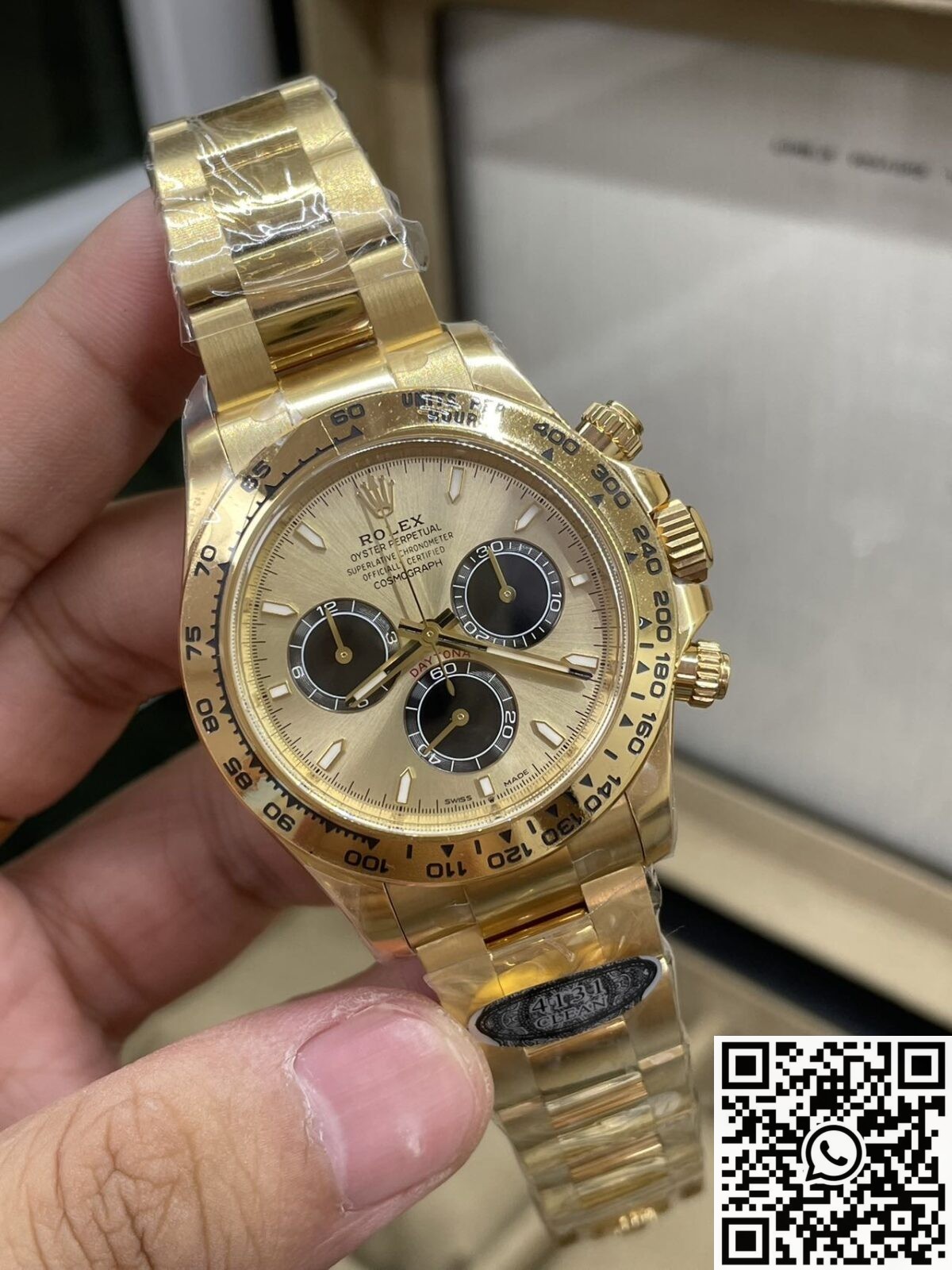 Clean Factory Replicas Rolex Cosmograph Daytona M126508-0006 Golden Color: A Comprehensive Review of the Latest 4131 Movement