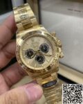 Clean Factory Replicas Rolex Cosmograph Daytona M126508-0006 Golden Color: A Comprehensive Review of the Latest 4131 Movement