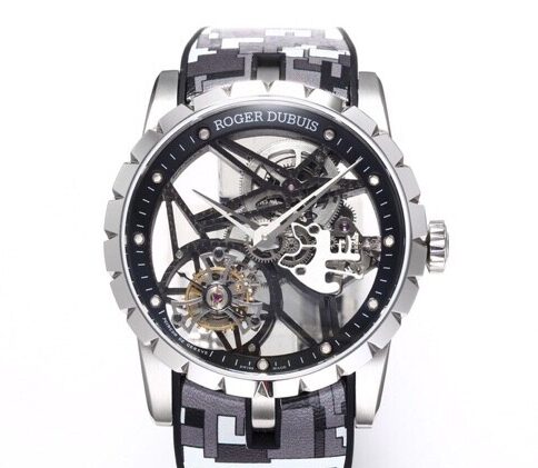 BBR Factory Fake Roger Dubuis Excalibur RDDBEX0393 Grey Camouflage Strap: A New Tourbillon Marvel