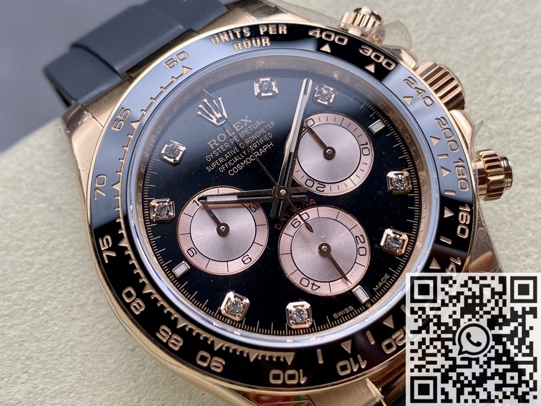 QF Factory Replicas Rolex Cosmograph Daytona M126515LN-0004 Diamond Scale: Luxury Redefined with Unmatched Craftsmanship