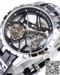 BBR Factory Fake Roger Dubuis Excalibur RDDBEX0393 Grey Camouflage Strap: A New Tourbillon Marvel