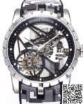 BBR Factory Fake Roger Dubuis Excalibur RDDBEX0393 Grey Camouflage Strap: A New Tourbillon Marvel