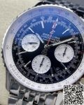 BLS Factory Breitling Navitimer Replica AB0127211C1A1 Black Dial 46MM: A Bold Aviation Icon