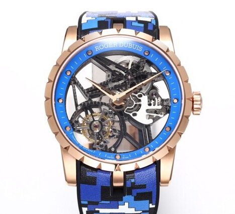 BBR Factory Roger Dubuis Replicas Excalibur RDDBEX0393 Blue Watchband: A New Era in Tourbillon Timepieces