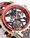 BBR Factory Replica Roger Dubuis Watches Excalibur RDDBEX0393 Red Camouflage Strap: The Bold Tourbillon Timepiece