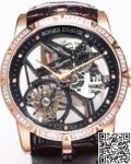 BBR Factory Replica Watch Roger Dubuis Excalibur RDDBEX0393: The King Returns with Rose Gold Diamond Case