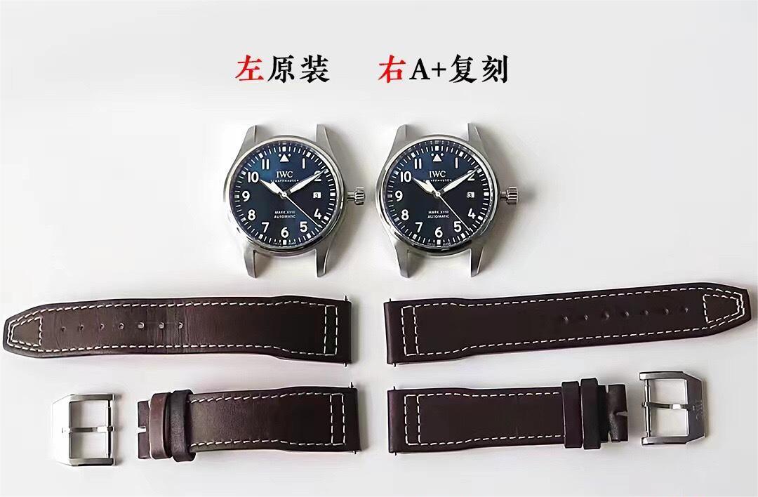 A+ Factory IWC Replica IW327004 True And Fake Comparison