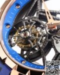 BBR Factory Roger Dubuis Replicas Excalibur RDDBEX0393 Blue Watchband: A New Era in Tourbillon Timepieces