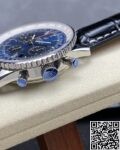 BLS Factory Breitling Navitimer Replica AB0127211C1A1 Blue Dial Leather Strap: A Classic Reimagined