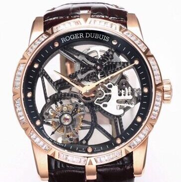 BBR Factory Replica Watch Roger Dubuis Excalibur RDDBEX0393: The King Returns with Rose Gold Diamond Case