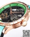 BBR Factory Roger Dubuis Fake Excalibur RDDBEX0393 Green Camouflage Strap: A New Era in Tourbillon Timepieces