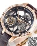 BBR Factory Replica Watch Roger Dubuis Excalibur RDDBEX0393: The King Returns with Rose Gold Diamond Case