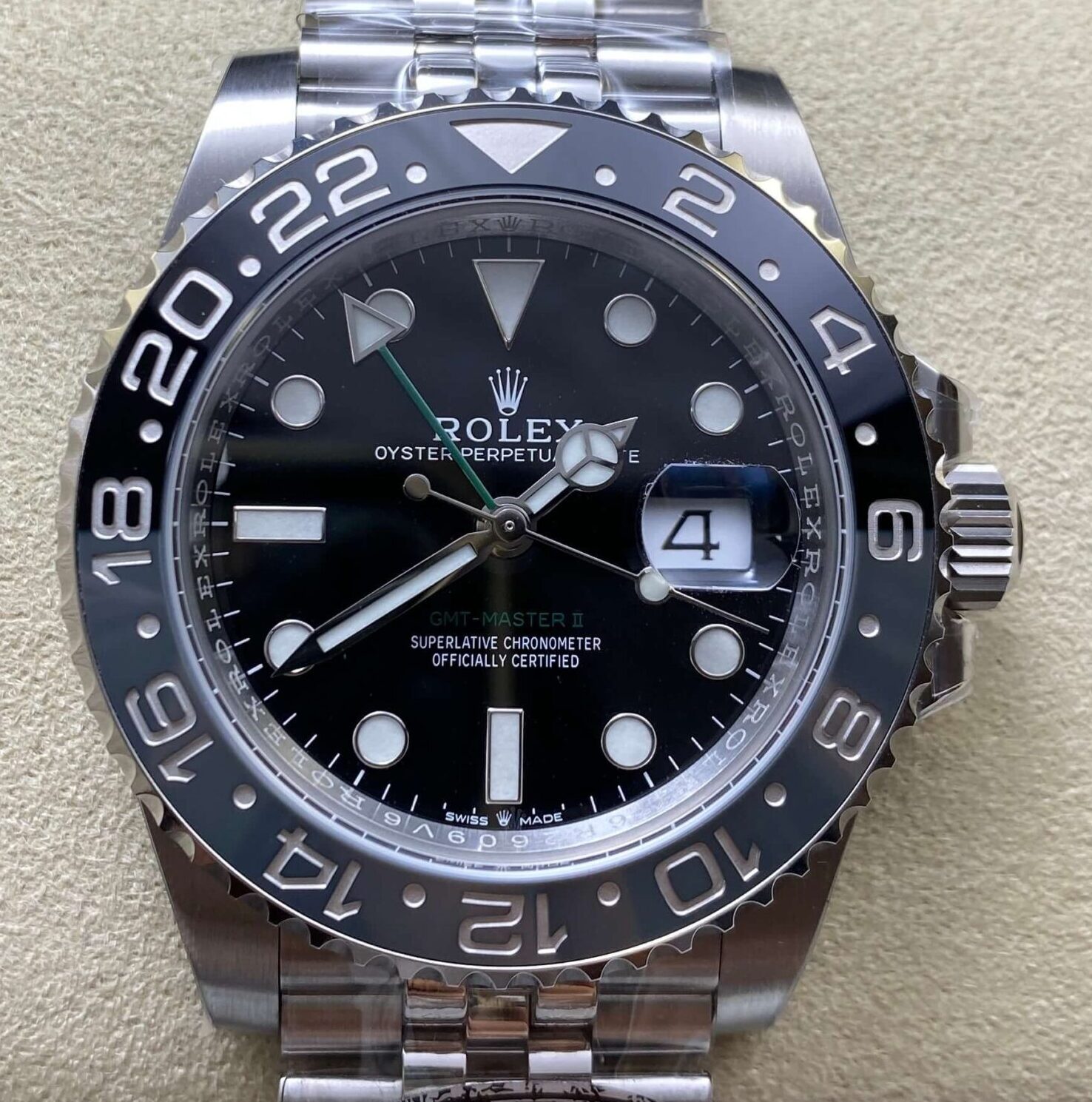 Clean Factory New Rolex GMT Master II M126710GRNR-0003