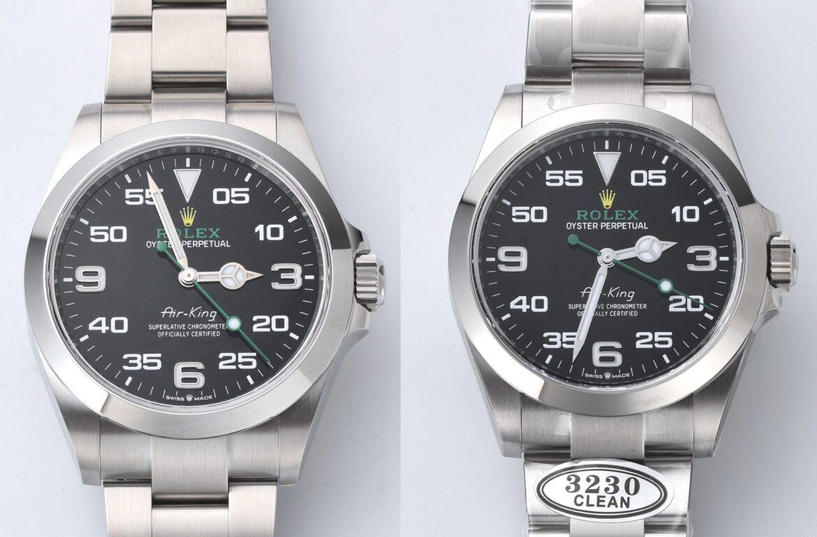 Clean Factory 126900 Replica Air King Authenticity Comparison