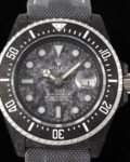 DIW Custom Relica Rolex Sea-Dweller Black Carbon Fiber Case – A Masterpiece of Innovation and Craftsmanship