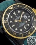 DIW Custom Rolex Fake Sea-Dweller Carbon Fiber Case Gold Bezel – A Fusion of Luxury and Innovation