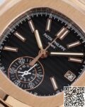 3K Factory Replicas Patek Philippe Nautilus 5980 Black Dial – V2 Version 