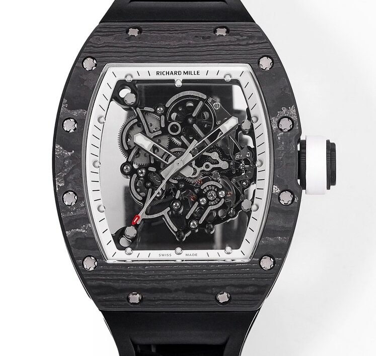 RM Factory Richard Mille RM055 Replicas : The Ultimate Black Carbon Fiber Case