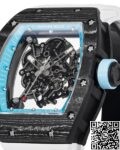 RM Factory Replicas Richard Mille RM055: The Stunning Blue Bezel Carbon Fiber Case