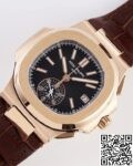 3K Factory Replicas Patek Philippe Nautilus 5980 Black Dial – V2 Version 