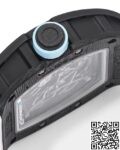 RM Factory Replicas Richard Mille RM055: The Stunning Blue Bezel Carbon Fiber Case