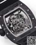 RM Factory Fake Richard Mille RM055: The Exquisite Gold Bezel Carbon Fiber Case